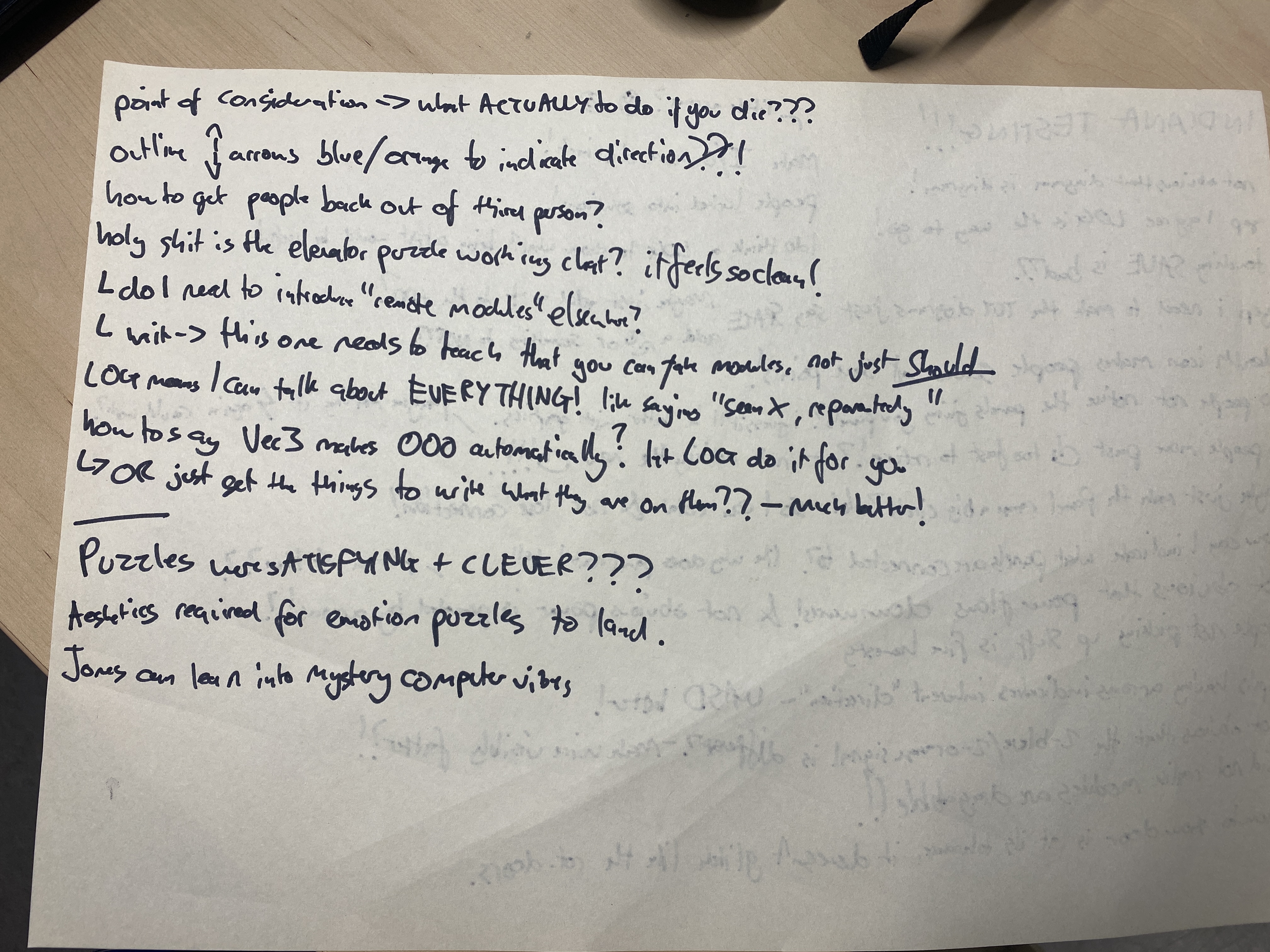 A prototype version of what would eventually become the game's wiring mechanics.